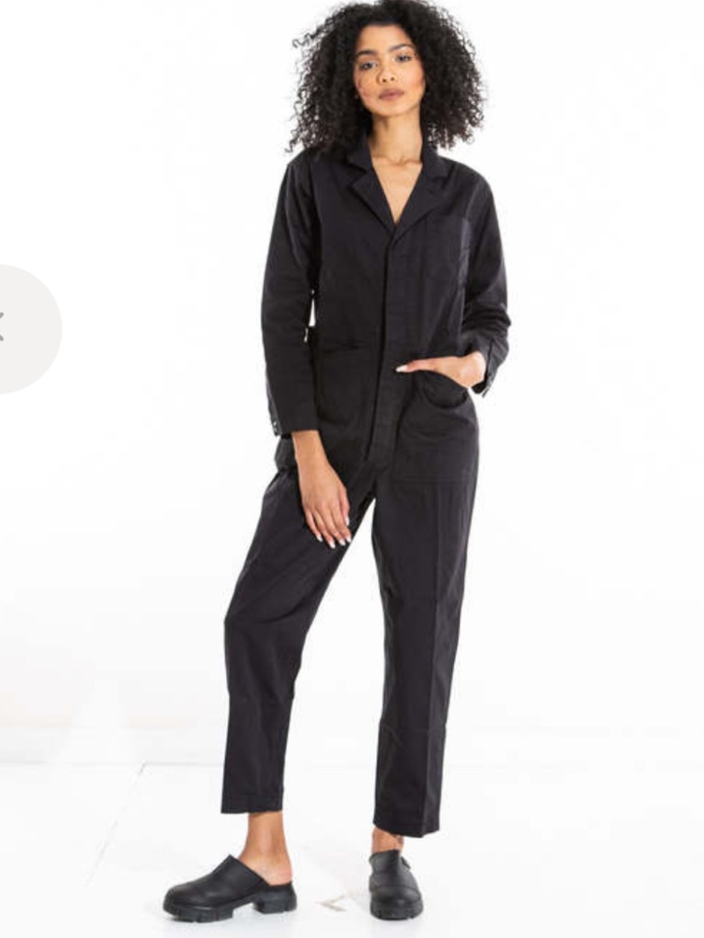 Alex Mill Black Relaxed Standard Jumpsuit